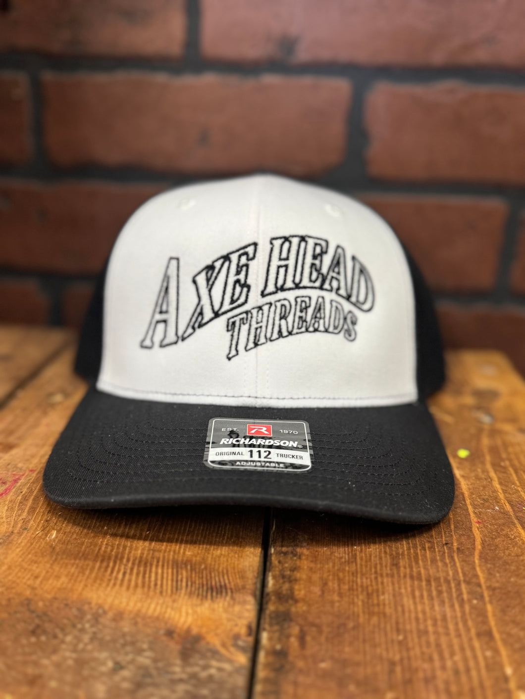 Axe Head FDIC Exclusive Hat (White/Black Mesh Richardson 112 Snapback)