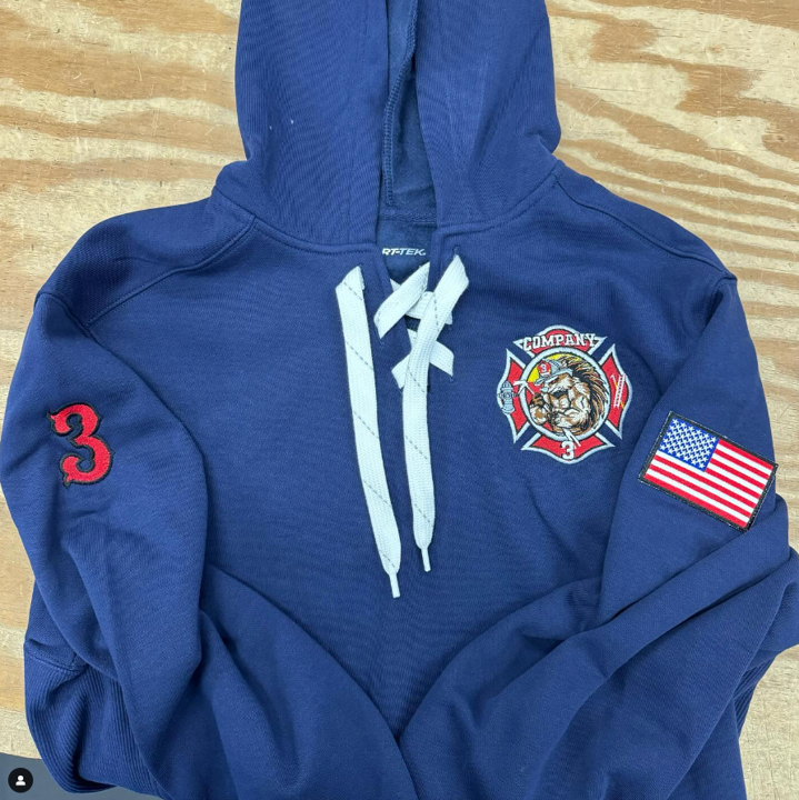 Custom Lace up Pullover Hoodie - 