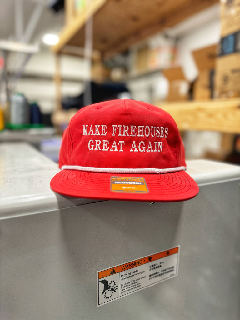 Make Firehouses Great again Retro rope hat Axe Head Threads