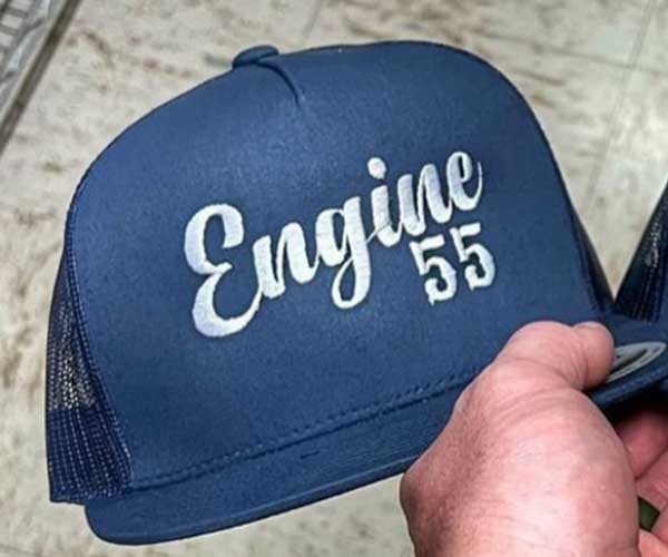 Cursive Series Cap w/ Number "You Design" on Snapback or Flexfit Bas