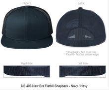 3D Puff - Company + City "You Design" on Snapback or FlexFit Hat