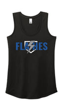 Screenprinted Flashes Logo Badger - Women’s B-Core Racerback Tank Top