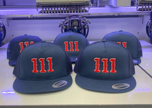 3D Puff Number "You Design" - Centered - on Snapback or Flexfit Hat