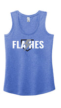Screenprinted Flashes Logo Badger - Women’s B-Core Racerback Tank Top