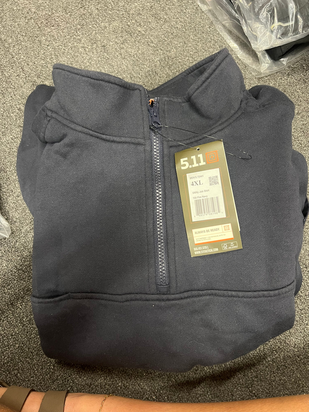 Navy 5.11 Utility Job Shirt - 72441