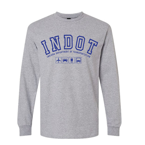 Open Block INDOT Grey Long Sleeve