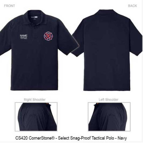 Short Sleeve Polo Shirts - Buck Creek Township FD