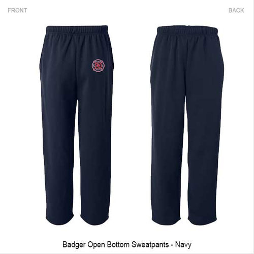 Fleece Pants w/logo - Buck Creek Township FD