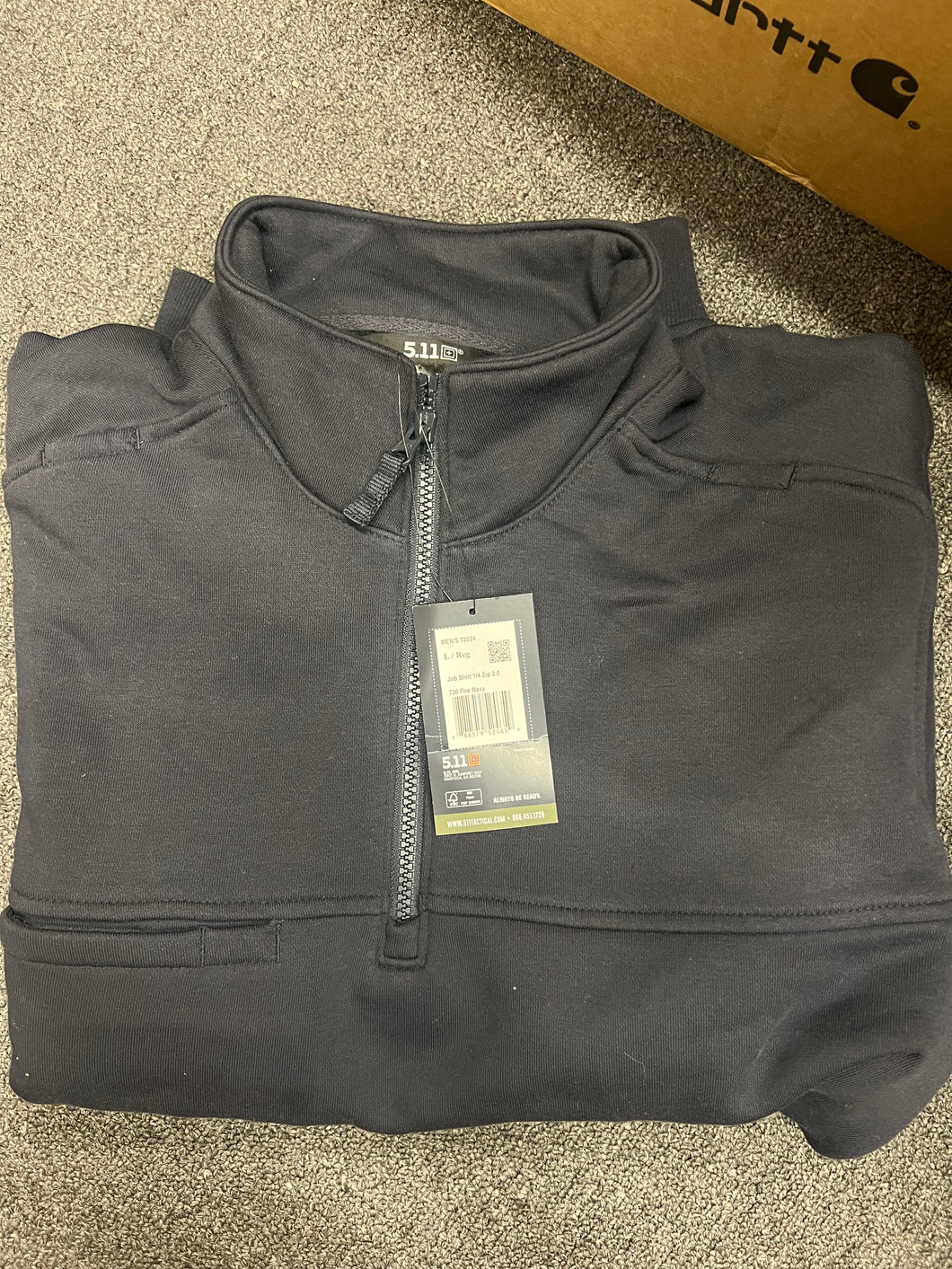 Navy 5.11 Job Shirt - 72534