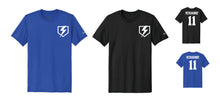 Screenprinted "Flashes" Nike Dri-FIT Cotton/Poly Tee