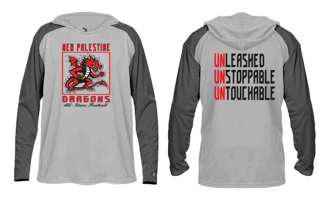 Badger Men's Breakout Hooded Long Sleeve T-Shirt - 4235
