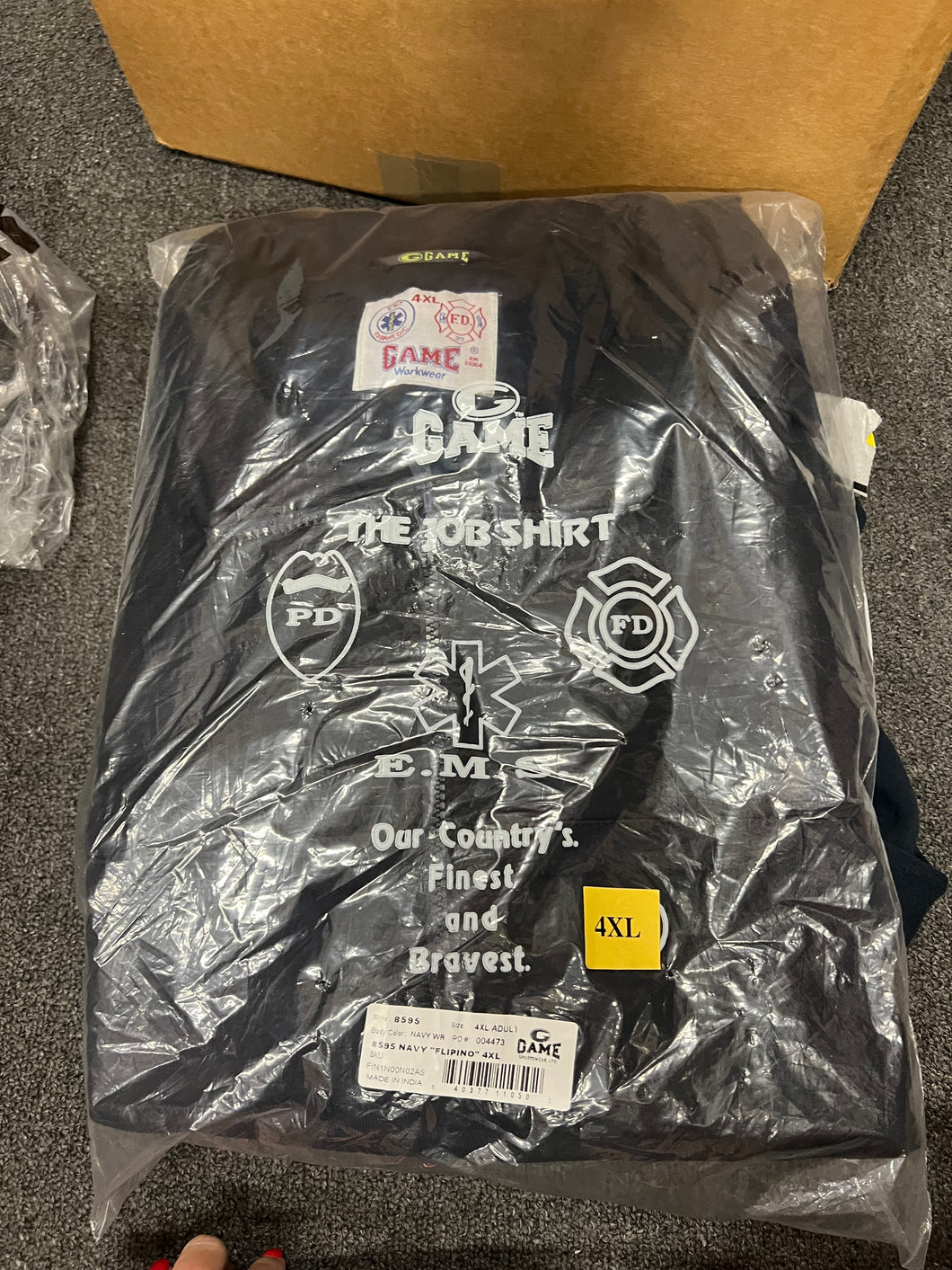 Navy Game Job Shirt - 8595