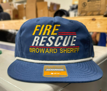 Fire Rescue Baseball Hat with Your Text