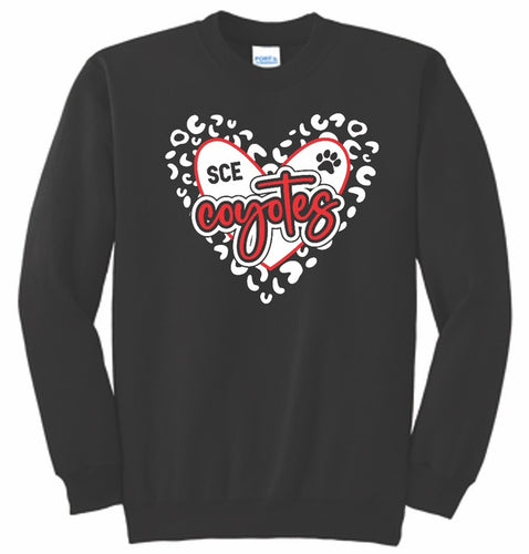 SCE Heart Crewneck or Hoodie