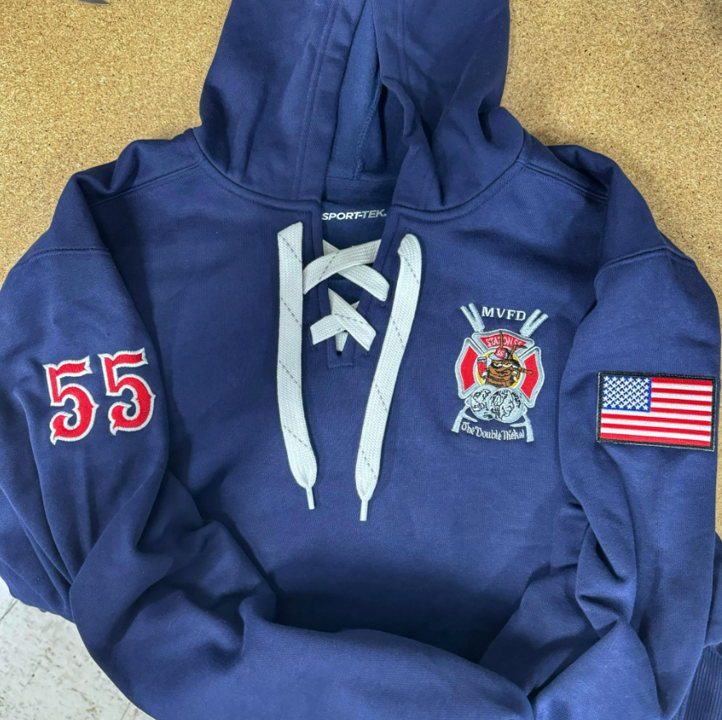 Custom Lace up Pullover Hoodie