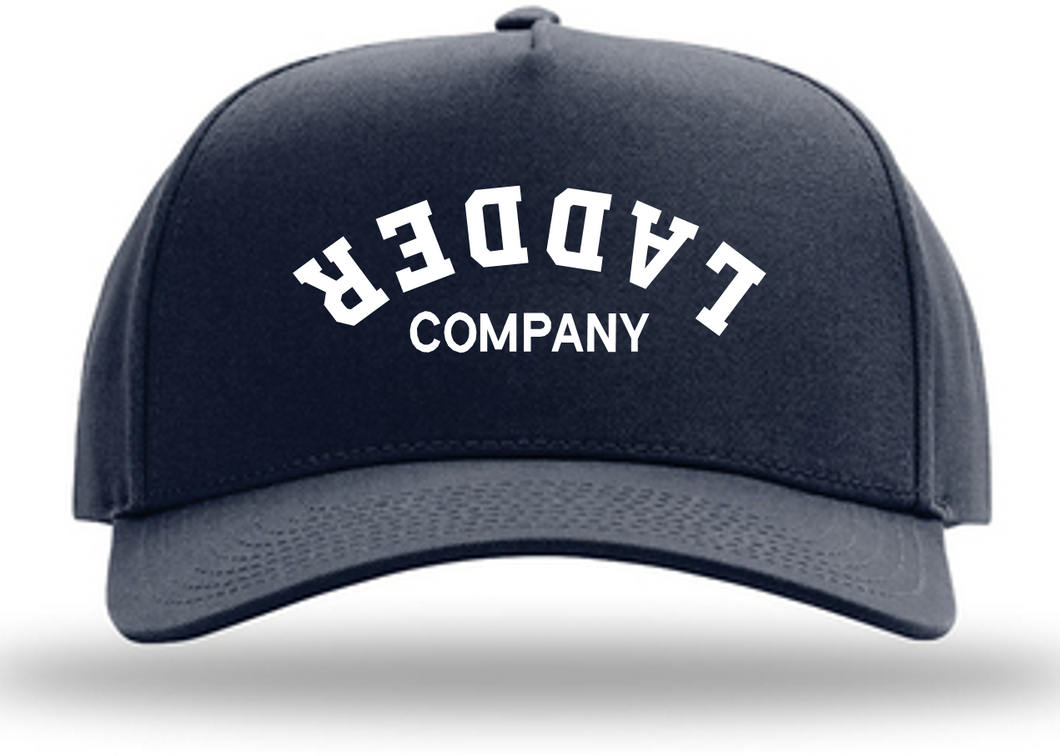 “The Upside Down” Ladder Company Richardson All Navy 323 A Frame SnapBack