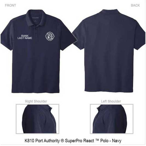 Short and Long Sleeve Polo Logo Shirts - Ida Township Fire
