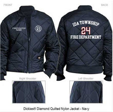 Jacket - Quilted - Standard Back - Ida Township Fire
