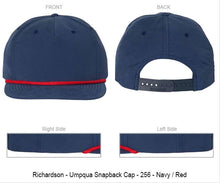 Cursive Series Cap w/ Number - "You Design" on Snapback or Flexfit Baseball Cap