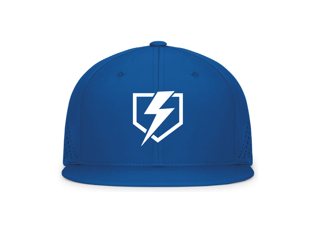 Embroidered “Flashes” PACIFIC HEADWEARPREMIUM LIGHTWEIGHT PERFORATED PACFLEX CAP POWERED BY COOLCORE®