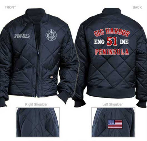 Quilted City + Company Jacket - Gig Harbor Fire Fighters