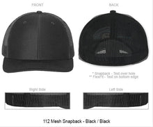 3D Puff Number "You Design" - Centered - on Snapback or Flexfit Baseball Cap
