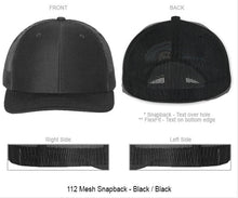 3D Puff Style on Snapback or Flexfit Baseball Cap - Gig Harbor Fire Fighters