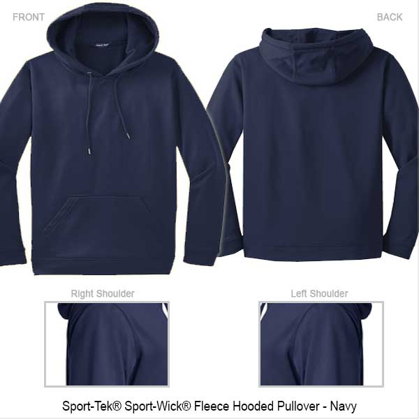 Sport-Tek® Sport-Wick® Fleece Pullover Hoodie - You Design – Axe Head  Threads